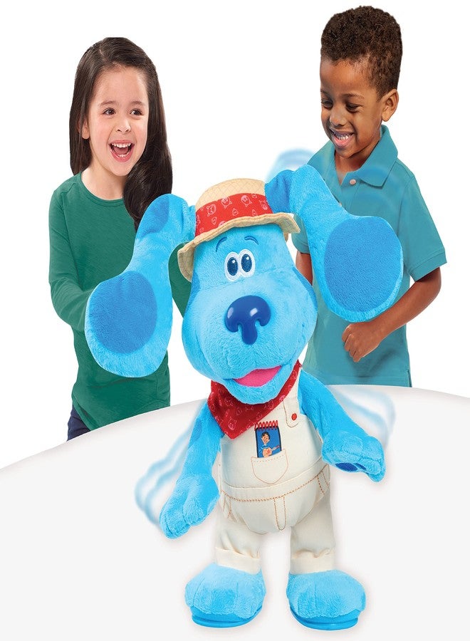 Blue's Clues and You! B-I-N-G-O Blue, 14-inch Interactive Plush Toy with Song and Game Mode, Dog, Kids Toys for Ages 3 Up by Just Play - Image 2